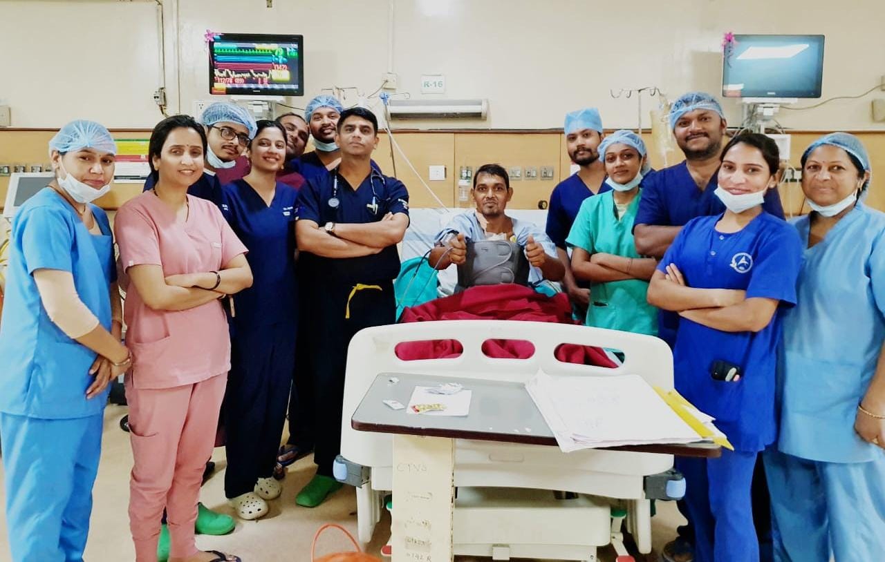 मरीज का हृदय मात्र 35 प्रतिशत कार्य कर रहा था, सांस लेने में थी चार साल से दिक्कत