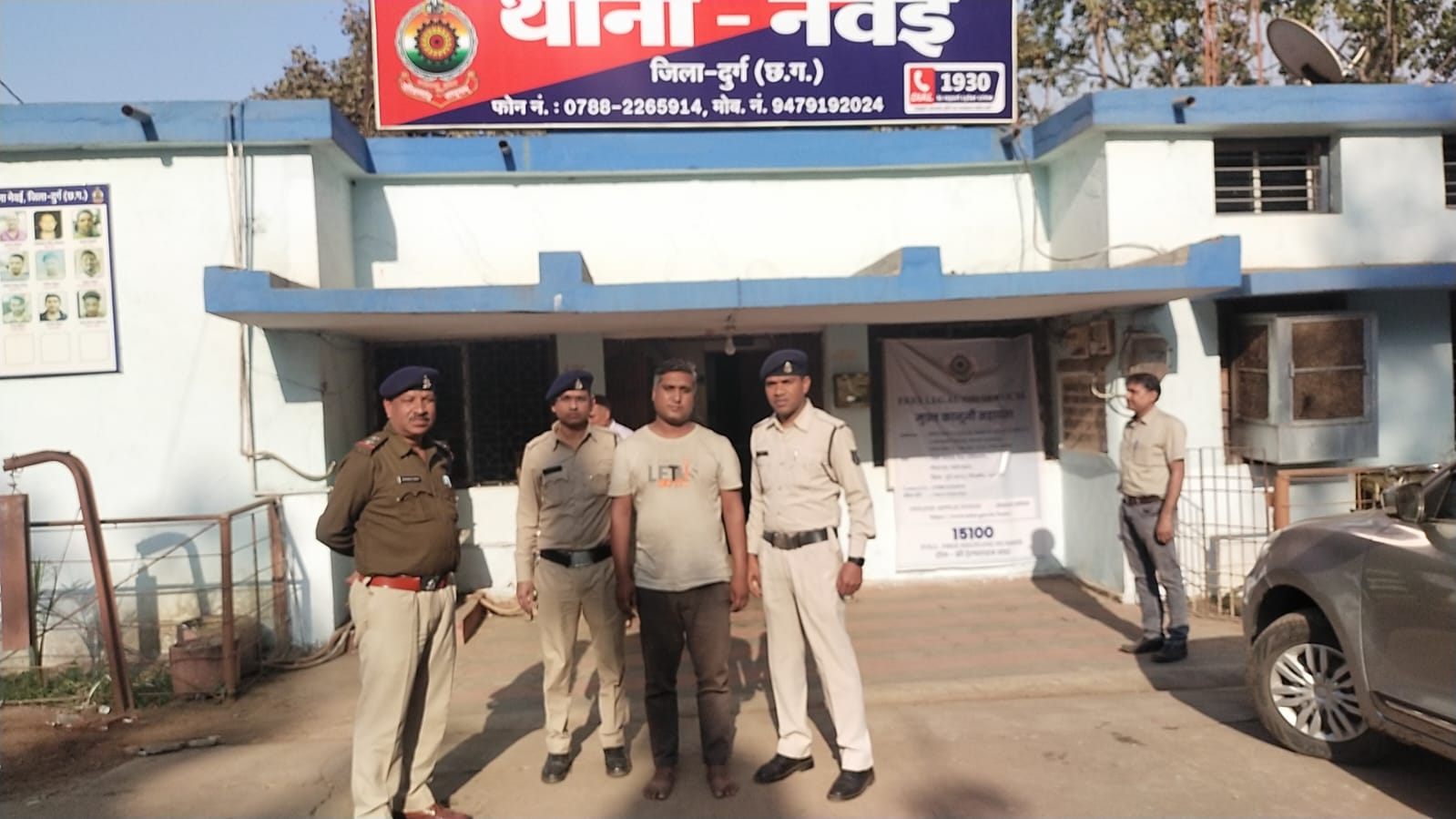 दुर्ग पुलिस की कार्यवाही  हत्या का प्रयास करने वाला फरार आरोपी हुआ गिरफ्तार