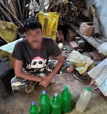 आबकारी विभाग की कार्रवाई : कोसीर टीम ने