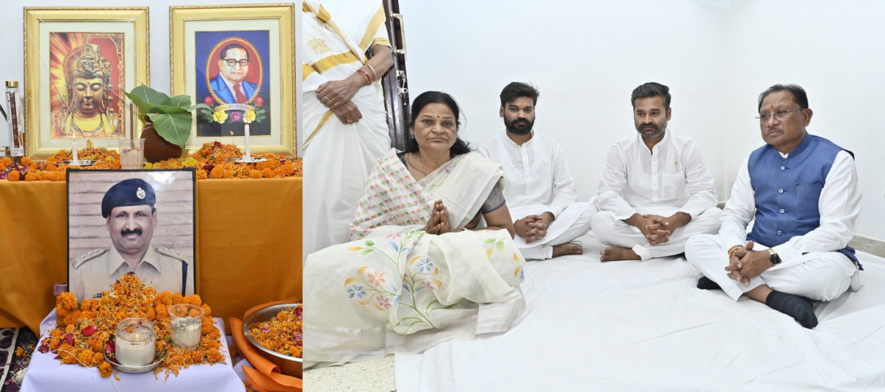 मुख्यमंत्री विष्णु देव साय ने स्वर्गीय बहादुर सिंह जागृत को श्रद्धांजलि अर्पित की