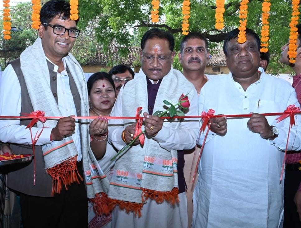 मुख्यमंत्री श्री साय ने जांजगीर में नवनिर्मित तहसील कार्यालय भवन का किया लोकार्पण