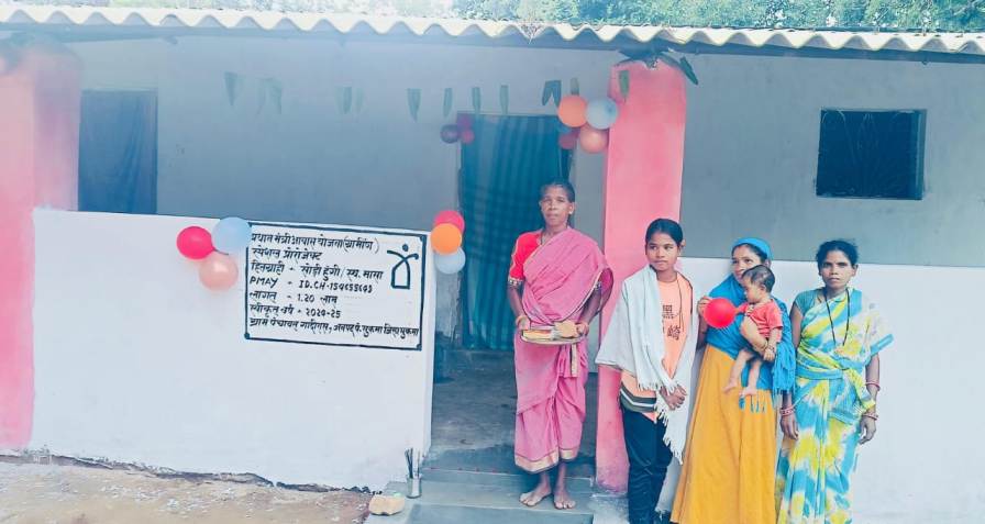 मुख्यमंत्री श्री साय की पहल पर प्रधानमंत्री आवास योजना अंतर्गत बना छत्तीसगढ़ का पहला विशेष आवास