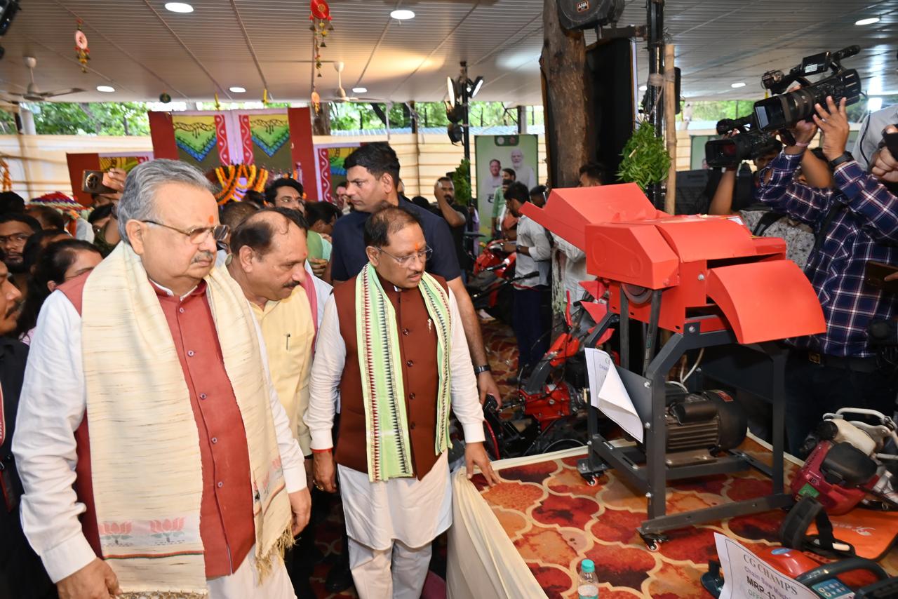 मुख्यमंत्री निवास में हरेली उत्सव