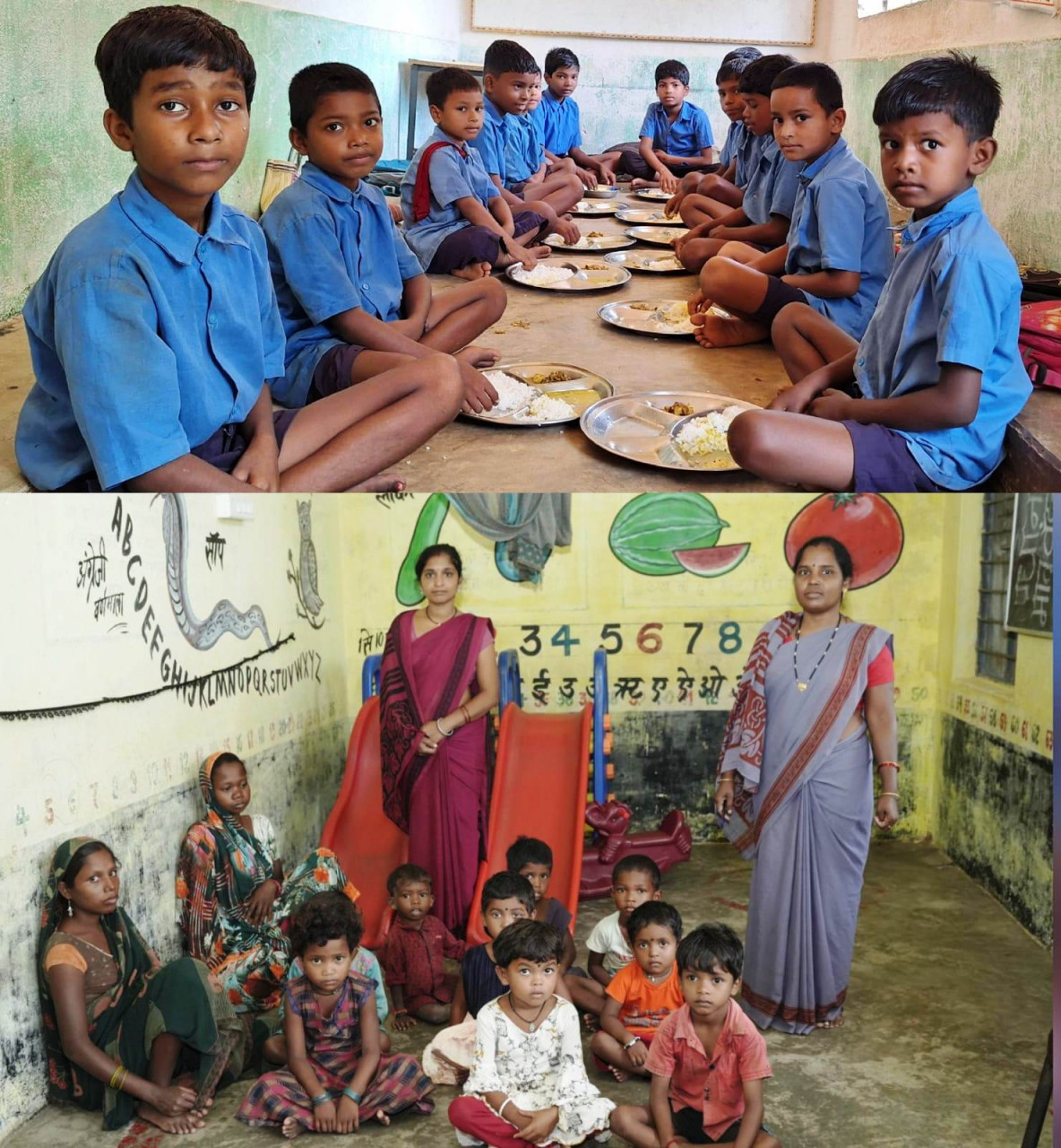 आंगनबाड़ी और स्कूल में गैस चूल्हे से भोजन के साथ  बनने लगी है सेहत धुएं से मुक्ति और आहार से बच्चो को मिल रही शक्ति