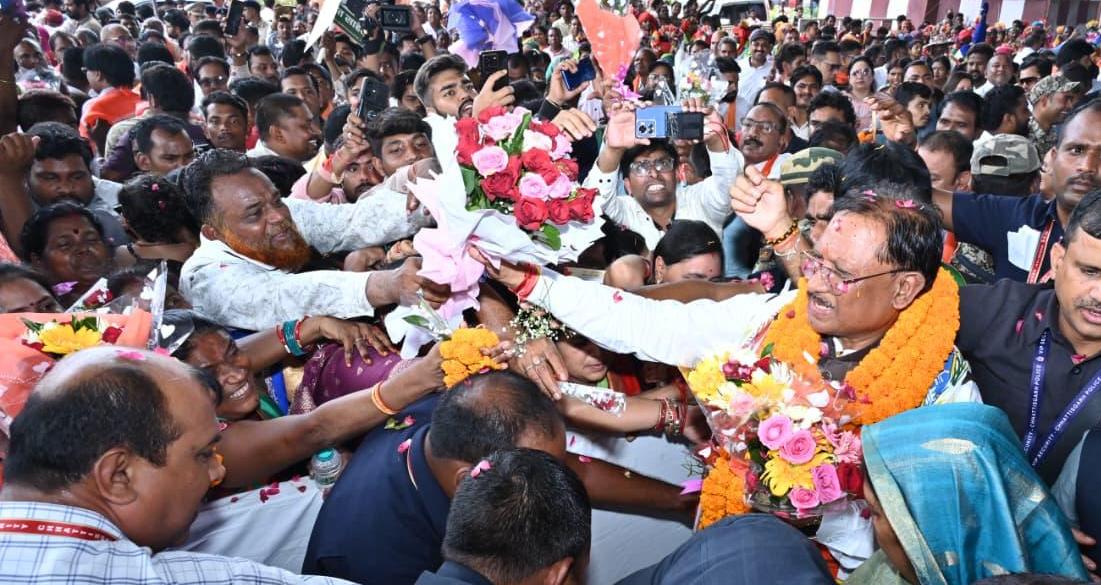 जापान और दक्षिण कोरिया के सफल विदेश दौरे से वापस लौटे मुख्यमंत्री श्री साय