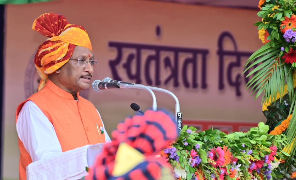 मुख्यमंत्री श्री साय का स्वतंत्रता दिवस संदेश- पुलिस परेड ग्राउण्ड ,रायपुर