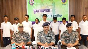 छत्तीसगढ़ में नक्सल उन्मूलन की दिशा में बड़ी सफलता : बीजापुर में ₹24 लाख के इनामी सहित 9 माओवादियों ने किया आत्मसमर्पण