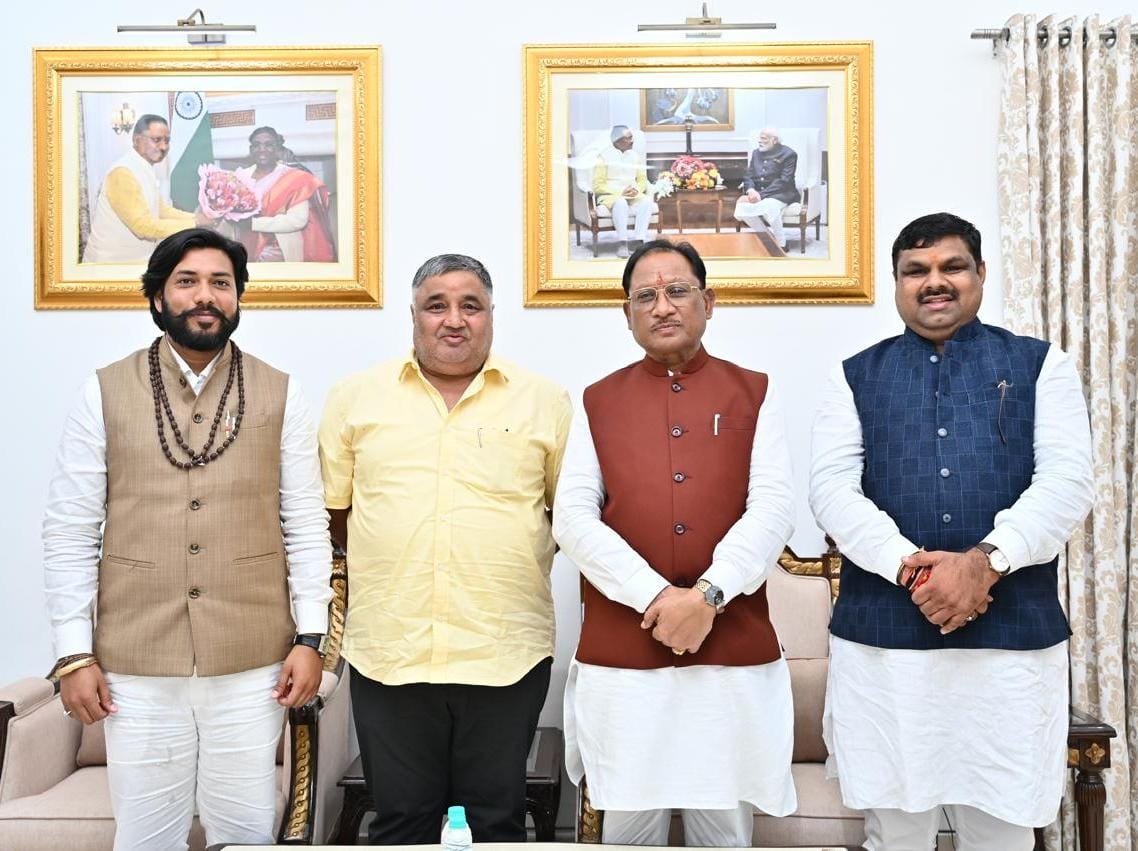 मुख्यमंत्री श्री साय ने गजेंद्र यादव, गुरु खुशवंत साहेब एवं राजेश अग्रवाल को दी शुभकामनाएँ