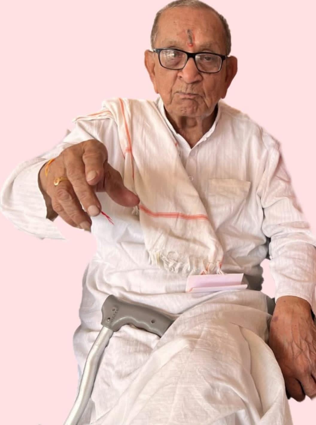 वरिष्ठ स्वयंसेवक शांताराम सर्राफ जी के निधन पर मुख्यमंत्री विष्णु देव साय ने व्यक्त किया गहरा शोक