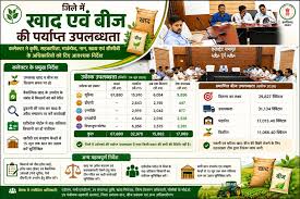 जिले में खाद एवं बीज की पर्याप्त उपलब्धता