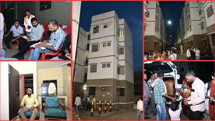 नकटी में शासकीय भूमि से अतिक्रमण हटाने से पहले सरकार ने प्रभावित परिवारों को दिया पक्का आवास