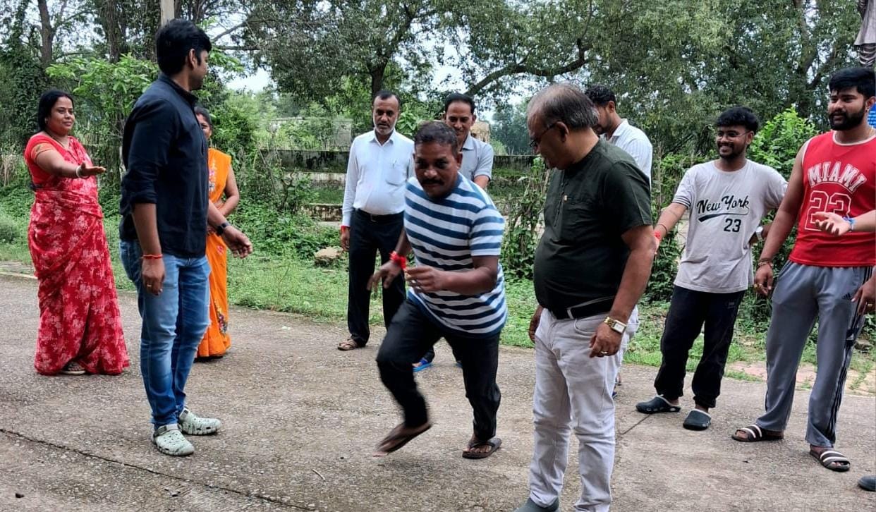 ​राष्ट्रीय खेल दिवस पर केटीयू में आयोजित हुए पारंपरिक व नवाचारी खेल
