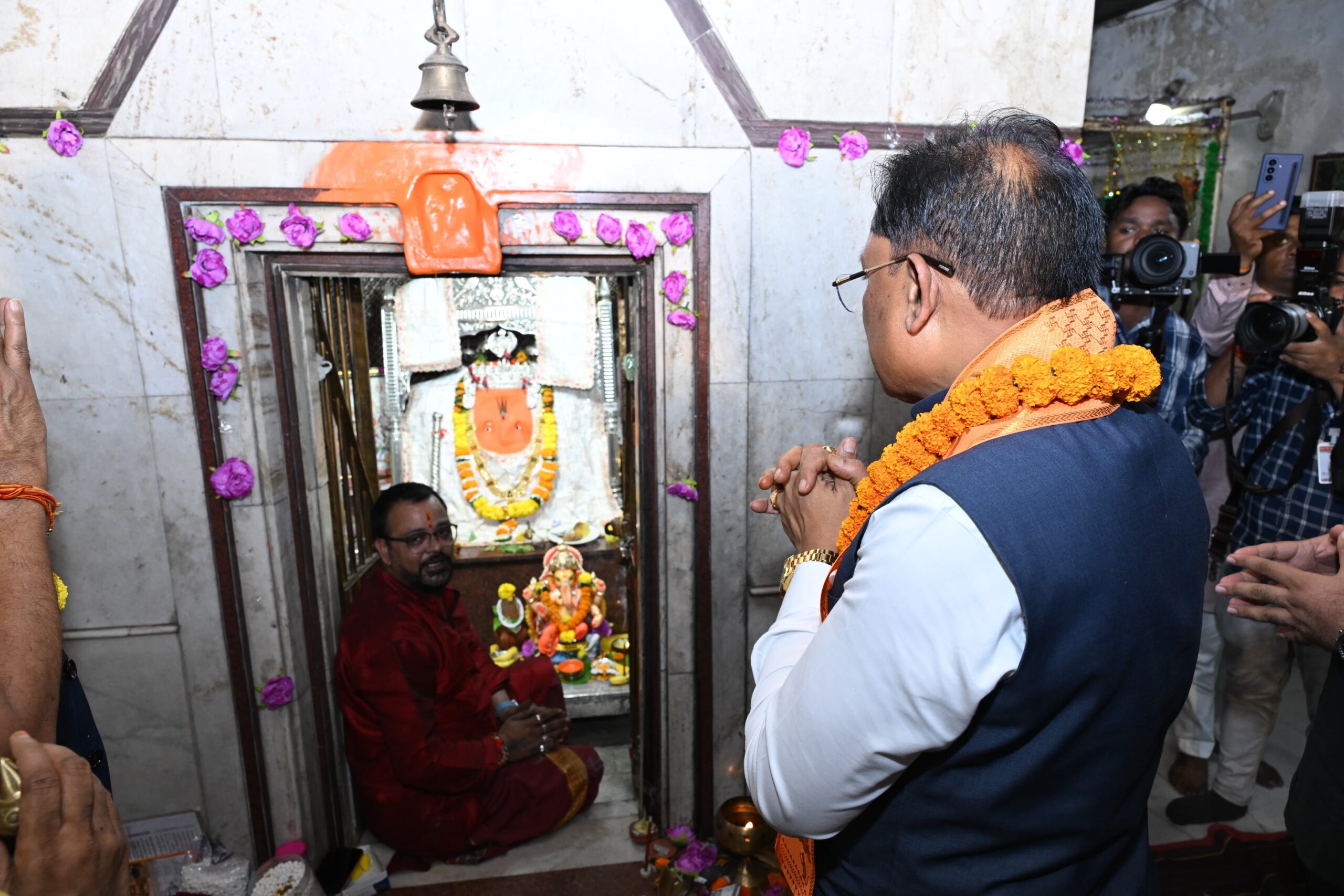 117 वर्षों से चली आ रही गणेशोत्सव की परंपरा में शामिल हुए मुख्यमंत्री श्री विष्णु देव साय